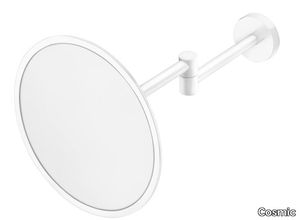 BLACK&WHITE - Round wall-mounted shaving mirror _ Cosmic