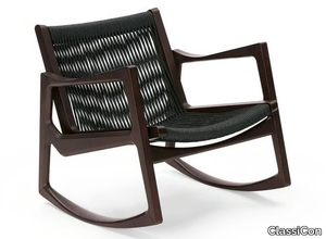 EUVIRA - Rocking armchair with armrests _ ClassiCon