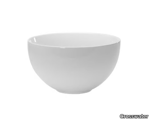 CIRCUS - Countertop porcelain handrinse basin round _ Crosswater