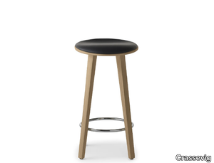 BERET 65 4W - Stool with footrest _ Crassevig