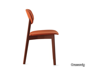 LENE R - Upholstered wooden chair _ Crassevig