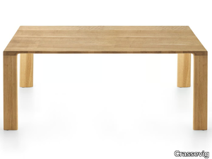 MADERA - Rectangular wooden table _ Crassevig