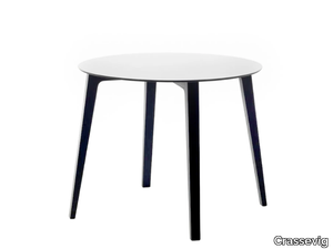 MIXIS TD - Round wooden table _ Crassevig