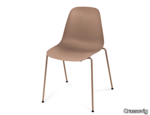 POLA LIGHT R 4L - Stackable polypropylene chair _ Crassevig