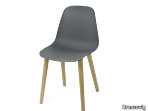 POLA LIGHT R 4W - Polypropylene chair _ Crassevig