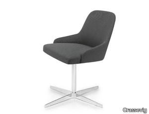 AXEL R 4X - Swivel upholstered chair _ Crassevig