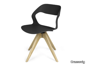 MIXIS AIR R WP - Swivel polypropylene chair _ Crassevig