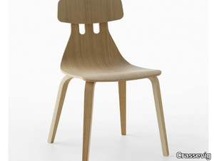 MILLA - Multi-layer wood chair _ Crassevig