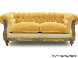 CHESTERFIELD BIG BEN ESSENCE - 2 seater tufted velvet sofa _ Crearte Collections