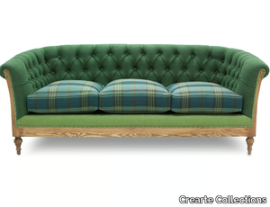 CLASS ESSENCE - 3 seater tufted fabric sofa _ Crearte Collections