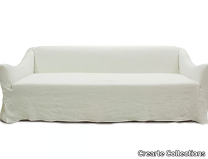 ASCOT CONTEMPORAIN - 4 seater fabric sofa with removable cover _ Crearte Collections