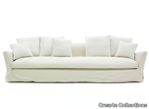 ASCOT CONTEMPORAIN - 5 seater fabric sofa with removable cover _ Crearte Collections