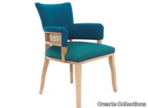 BOILER ARM ESSENCE - Fabric chair with armrests open back _ Crearte Collections