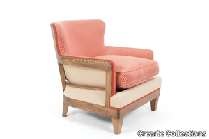 BRISTOL ESSENCE - Fabric armchair with armrests _ Crearte Collections