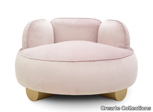LAB COTIGNAC - Velvet armchair with armrests _ Crearte Collections