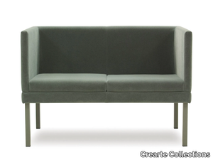 LAB QUADRAT - Velour small sofa _ Crearte Collections