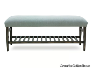 LUXOR SHELVES SEAT - Upholstered fabric bench _ Crearte Collections