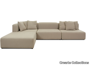 MODULAR - Sectional fabric sofa _ Crearte Collections