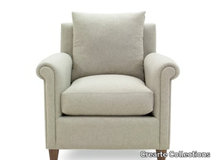 WINSTON ORIGINS - Fabric armchair with armrests _ Crearte Collections