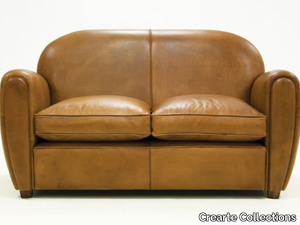 CLUB ORIGINS - 2 seater leather sofa _ Crearte Collections