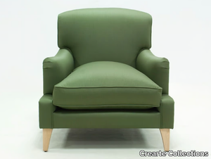 BOURBON ORIGINS - Fabric armchair with armrests _ Crearte Collections