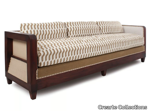 BAMBOU ESSENCE - 2 seater fabric sofa _ Crearte Collections