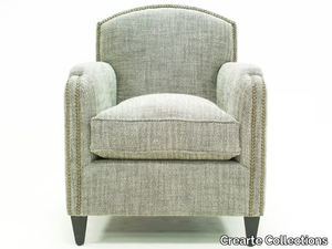 GORDON ORIGINS - Fabric armchair with armrests _ Crearte Collections