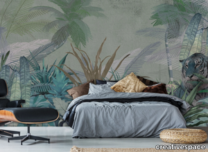 IVORY - Adhesive Tropical wallpaper _ creativespace