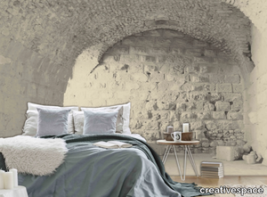 STAY - Washable trompe l'oeil nonwoven wallpaper _ creativespace