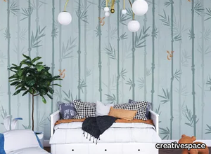 BAMBOO - Panoramic wallpaper with floral pattern _ creativespace