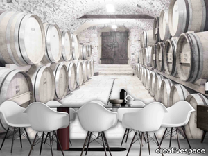 WHITE WINE - Trompe l'oeil wallpaper _ creativespace