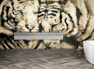 TIGER - Motif fire retardant wallpaper _ creativespace