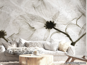 VOILE - Wallpaper with floral pattern _ creativespace