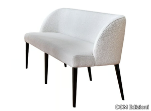 COLETTE DINNER - Upholstered fabric bench with back _ DOM Edizioni