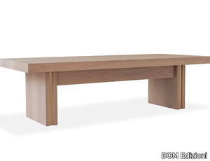 SAINT TROPEZ - Rectangular oak dining table _ DOM Edizioni