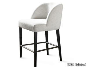 COLETTE BAR - Fabric stool with footrest _ DOM Edizioni