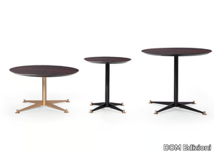 FILIPPO COFFEE - Round wooden coffee table _ DOM Edizioni