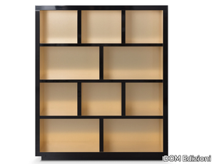 HEGE MEDIA - Open wooden bookcase _ DOM Edizioni