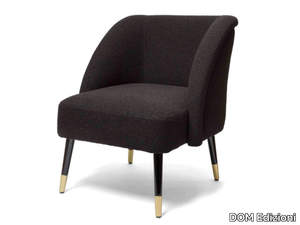 PAULINE TEA - Upholstered fabric easy chair _ DOM Edizioni