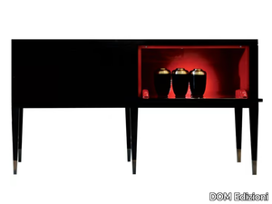 TANGUY - Wooden sideboard with flap doors _ DOM Edizioni