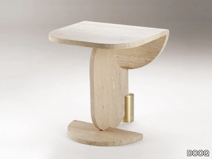 PLAYING GAMES TRAVERTINE - Travertine coffee table _ DOOQ