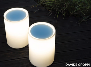 LENTA - Fluorescent polycarbonate Outdoor table lamp _ DAVIDE GROPPI