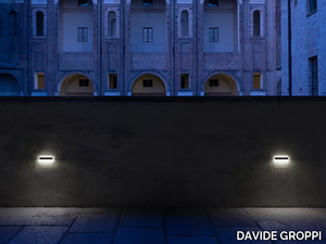 NUIT - LED wall-mounted outdoor metal steplight _ DAVIDE GROPPI