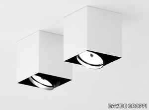 PUNTO PL - Adjustable metal ceiling lamp _ DAVIDE GROPPI