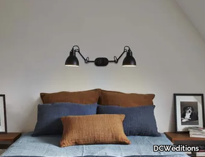 N°204 DOUBLE - Adjustable steel wall lamp _ DCWéditions