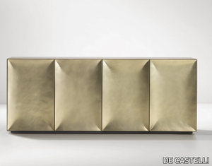 SCULPT - Metal sideboard with doors _ DE CASTELLI