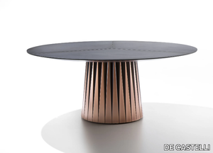 COSTE - Round metal table _ DE CASTELLI