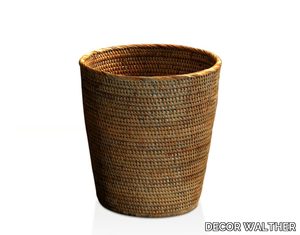 BASKET PK - Rattan bathroom waste bin _ DECOR WALTHER