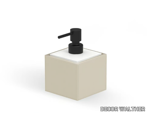 BROWNIE SSP - Imitation leather Bathroom soap dispenser _ DECOR WALTHER