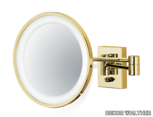 BS 40 LED 10X - Wall-mounted round shaving mirror with integrated lighting _ DECOR WALTHER